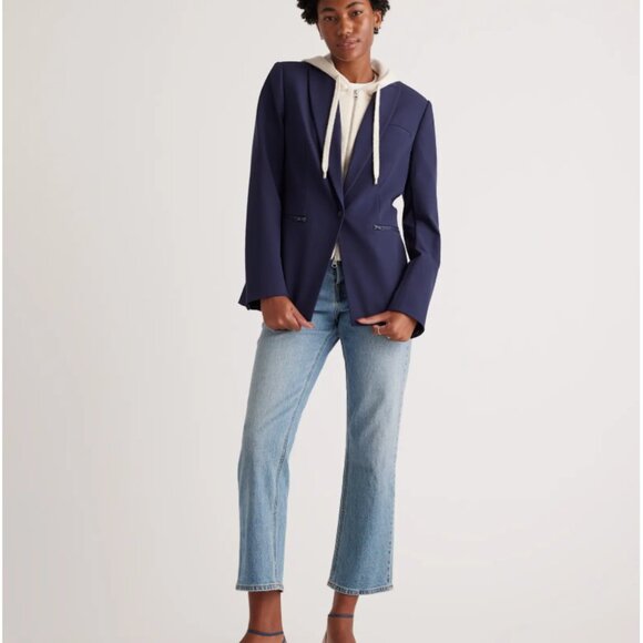 Quince 100% Mongolian Cashmere Hoodie Blazer Insert - Picture 3 of 7